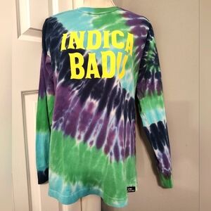 💚GUC Bobby Tarantino Indica Badu Long Sleeve Tie Dye Tee, Unisex Wear, Medium